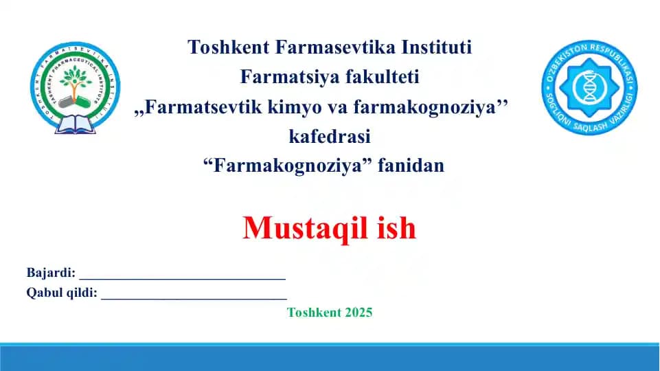 Karotinoidlarni sifat va miqdorini aniqlash. Vitamin K ni xromatografik usulda aniqlash. Taqdimot. 16 bet