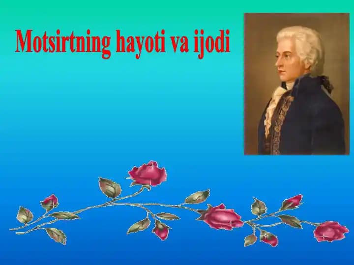 Motsirtning hayoti va ijodi
