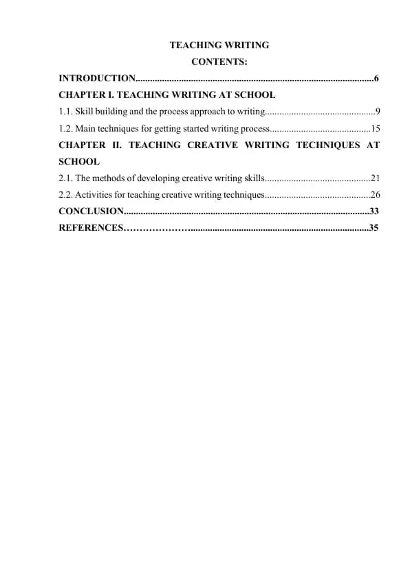 Teaching Writing