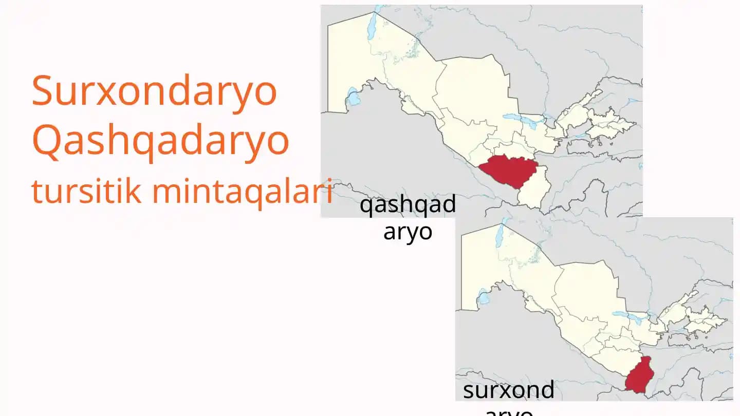 Qashqadaryo va Surxondaryo turistik mintaqalari