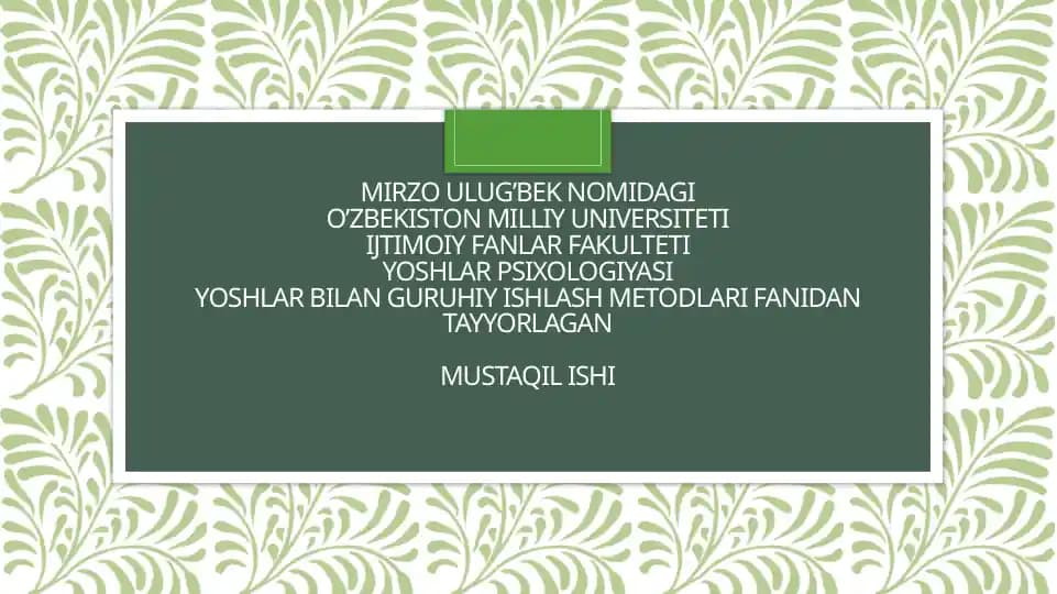 Psixologik muloqotga qiynalganlar uchun biblioterapiya