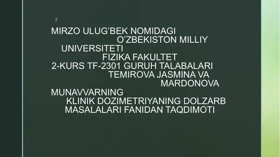 Gamma spektroskopiya asboblari