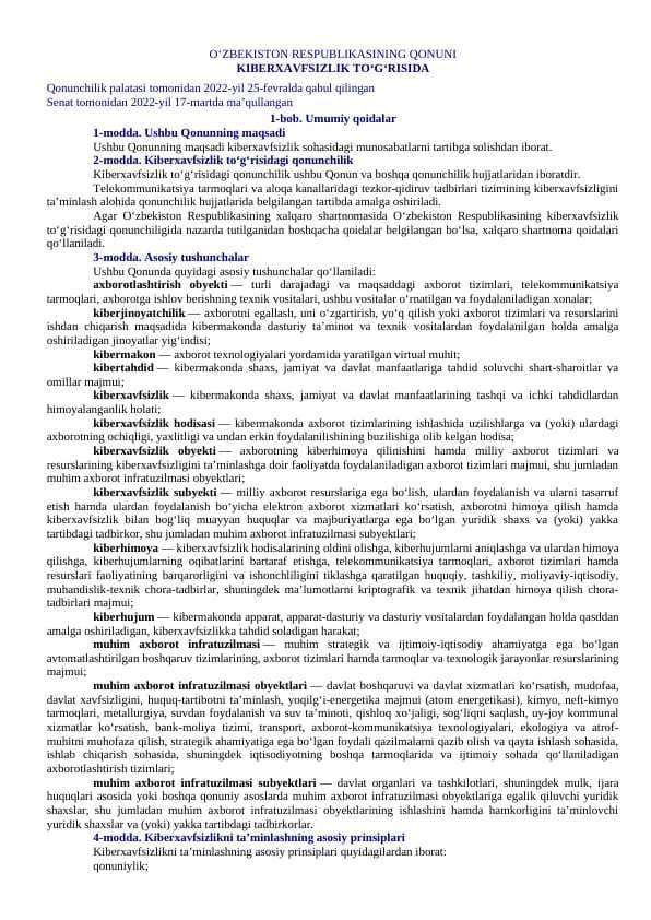 KIBERXAVFSIZLIK