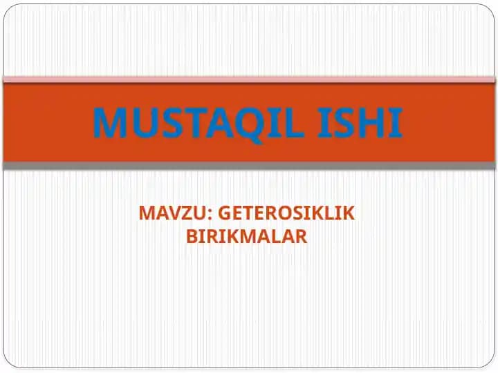 geterosiklik birikmalar