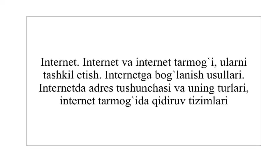 Internet