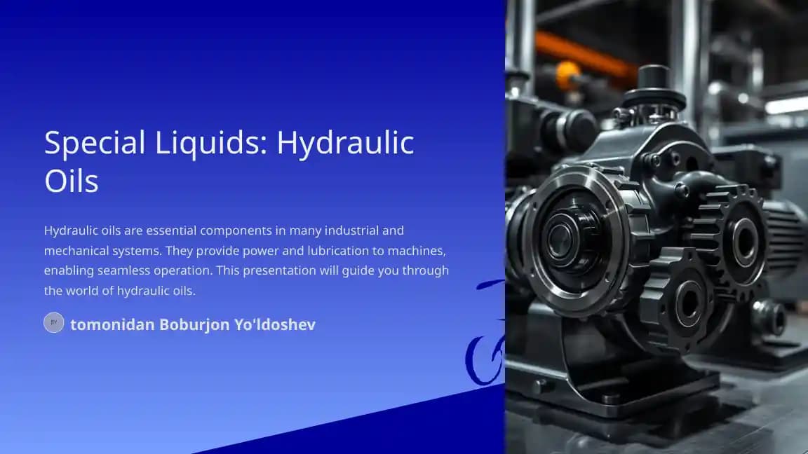 Hydraulic Oils