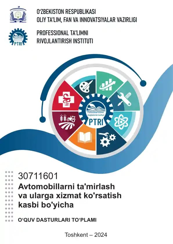 Avtomobillarni ta'mirlash va ularga xizmat ko'rsatish kasbi bo'yicha