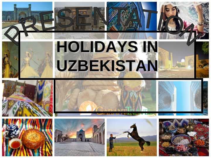 HOLIDAYS IN UZBEKISTAN