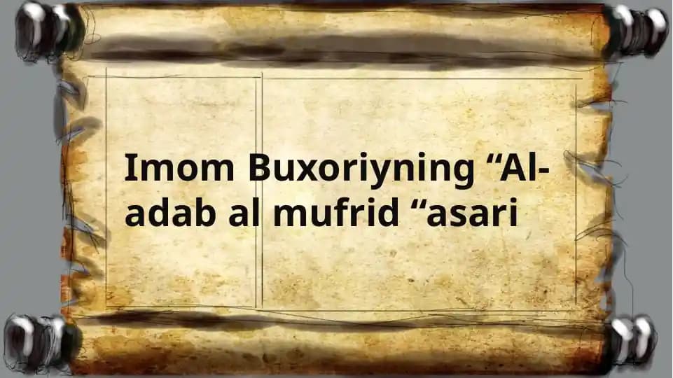 Al-Adab al-Mufrid