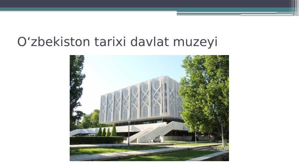 O‘zbekiston tarixi davlat muzeyi