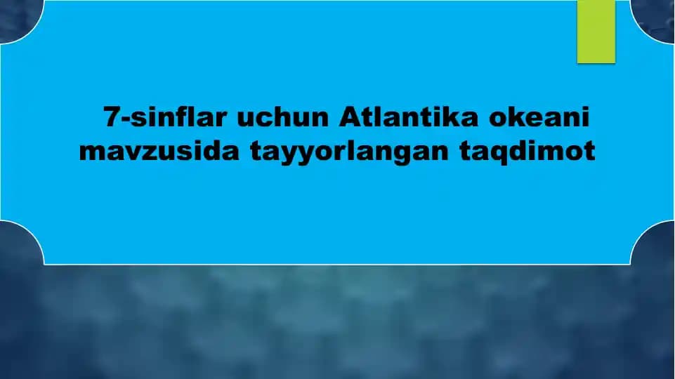 Atlantika okeani