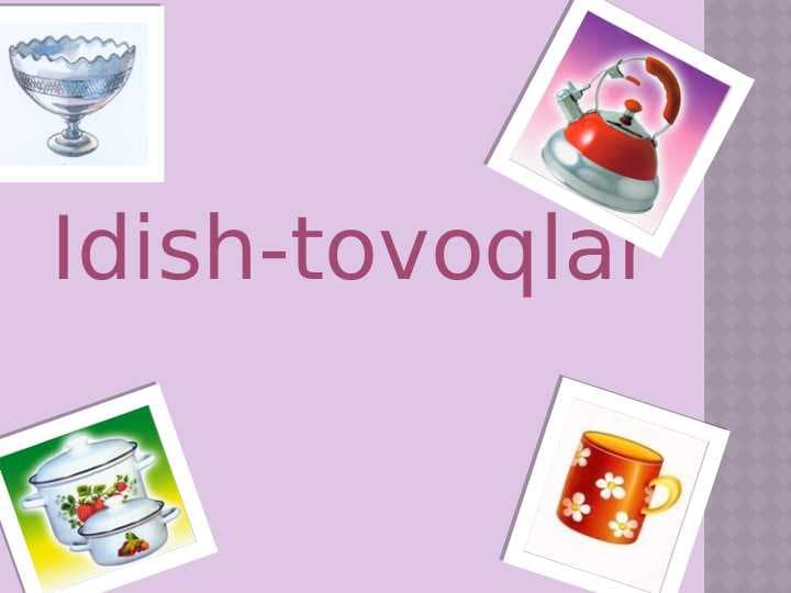 Idish tovoqlar