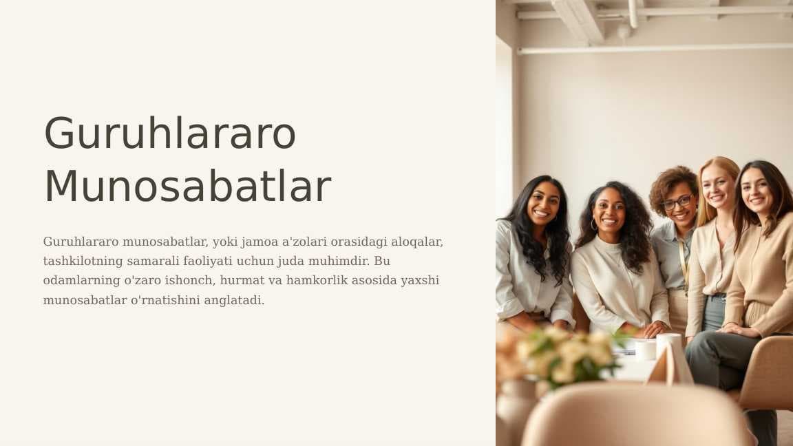 Guruhlararo-Munosabatlar