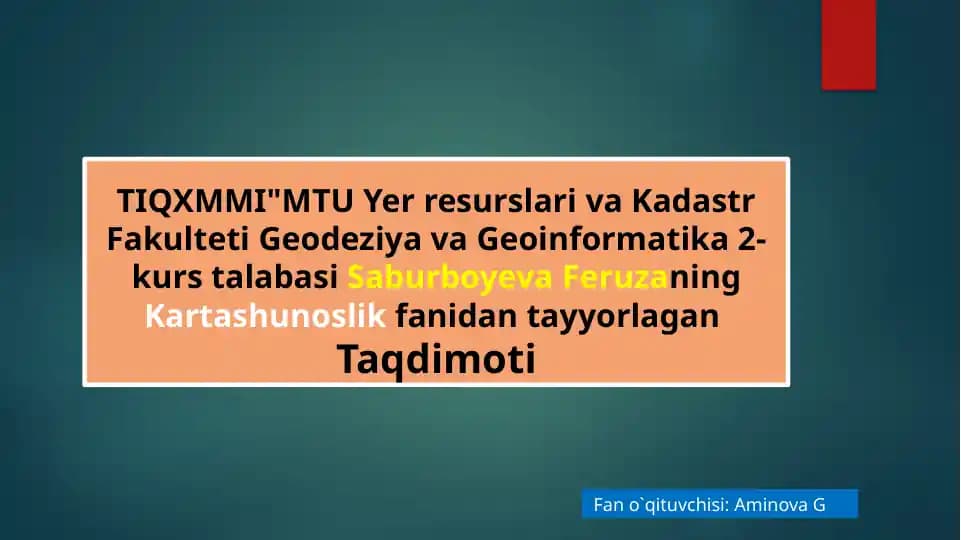 Yevropa geodeziya va geoinformatika