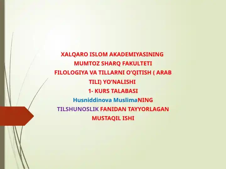 Lingvistik tahlil metodlari