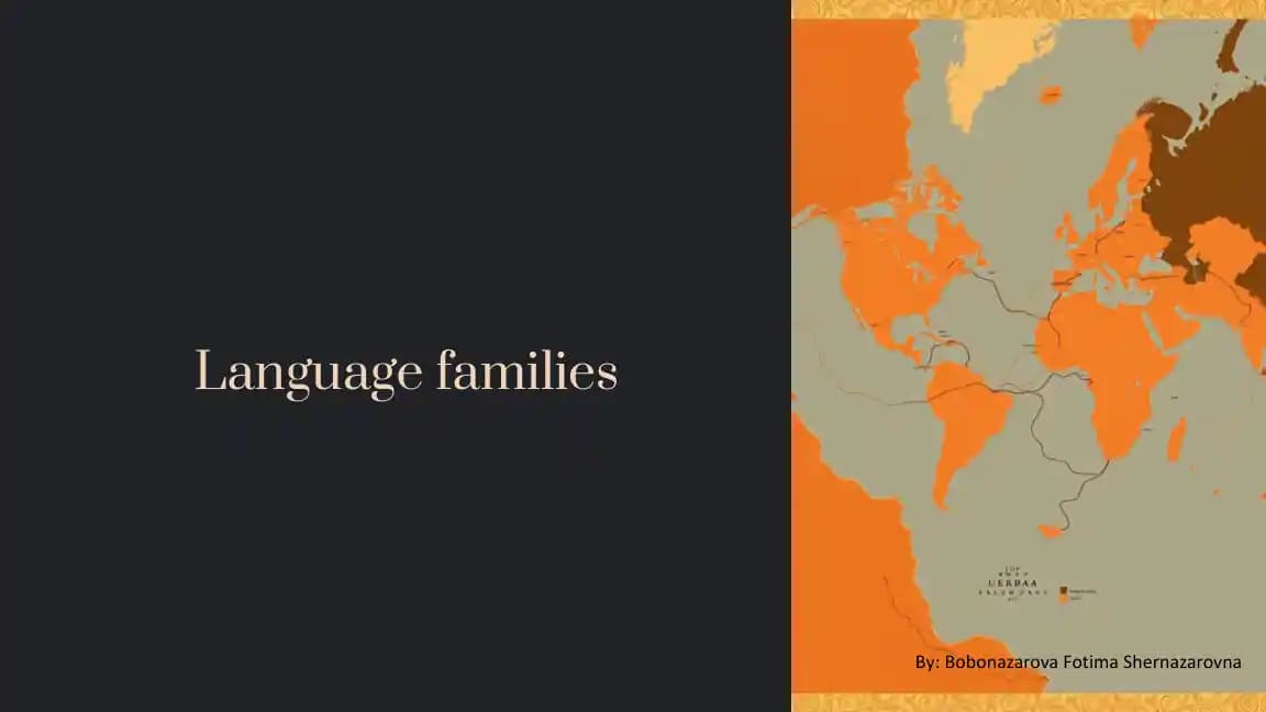 Language families