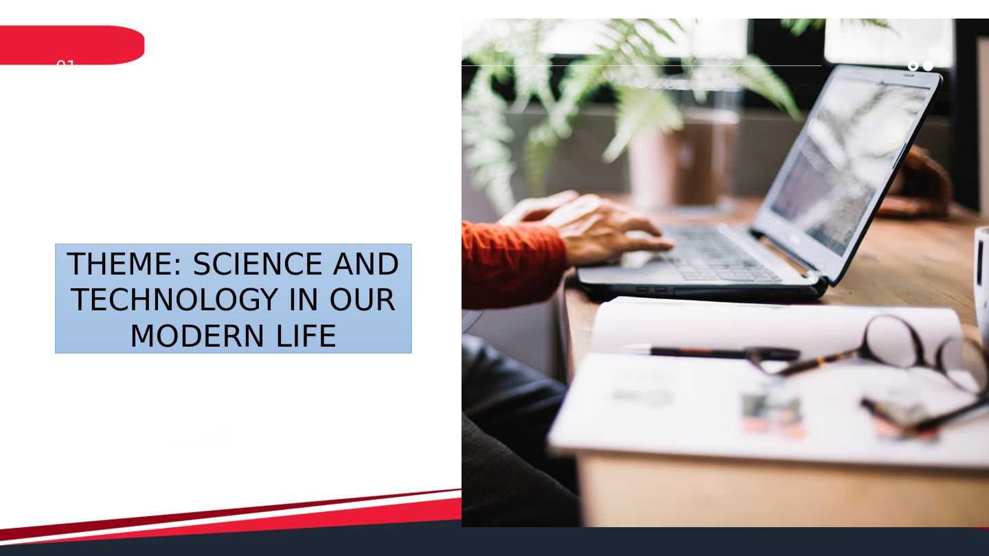 SCIENCE AND TECHNOLOGY IN OUR MODERN LIFE