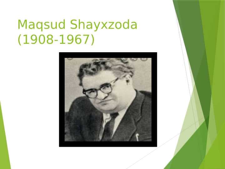 Maqsud Shayhzoda