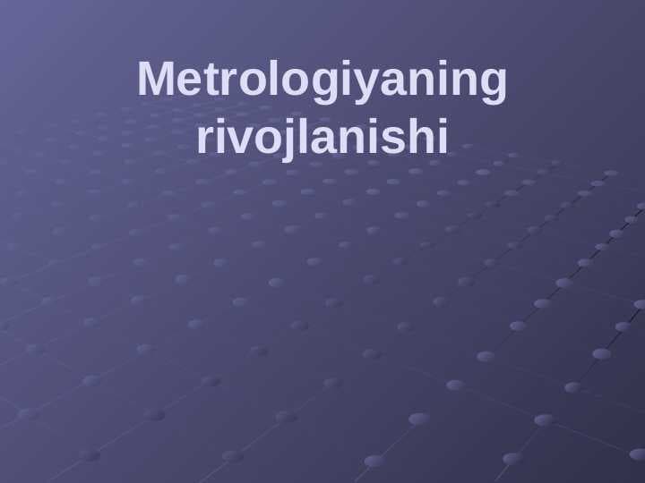 Metalurgiyaning rivojlanishi