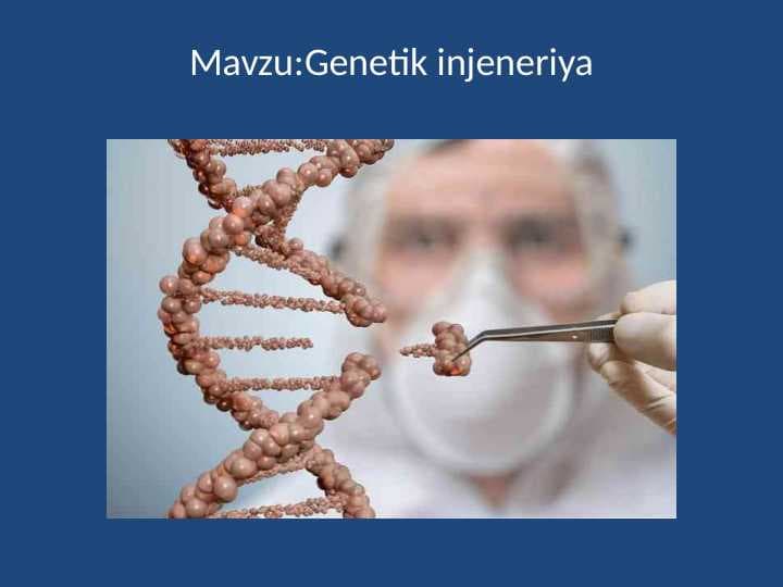 Genetik injeneriya