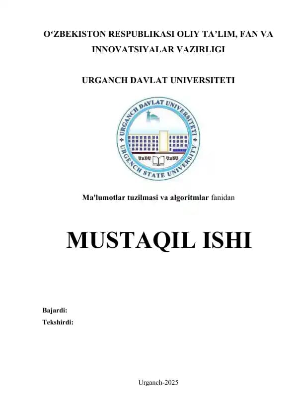 Binar daraxtlar va ular ustida amallar