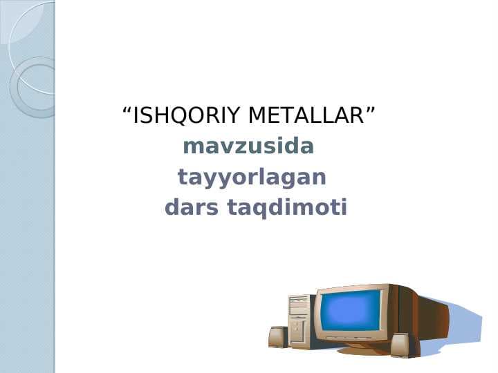 ishqoriy metallar