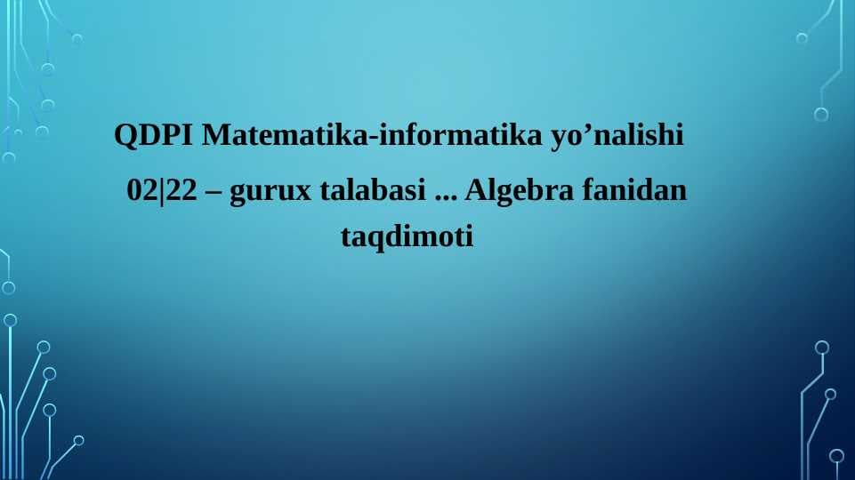 Lejandr va Yakobi simvollari va ularning xossalari.