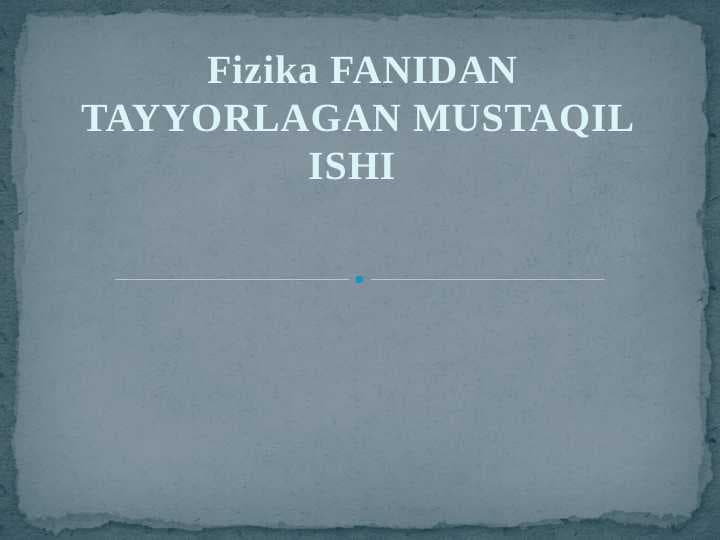 To’lqin o’tkazgichlar