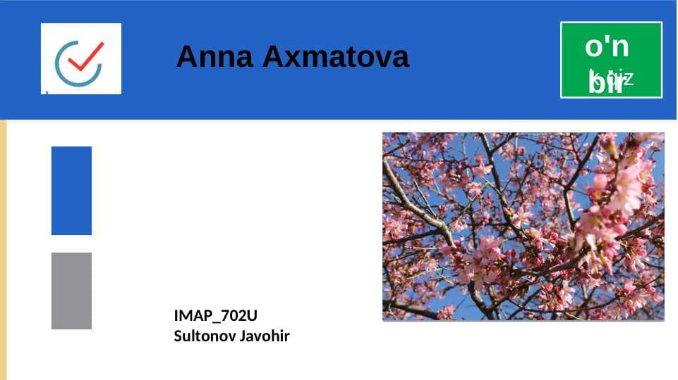 Anna Axmatova