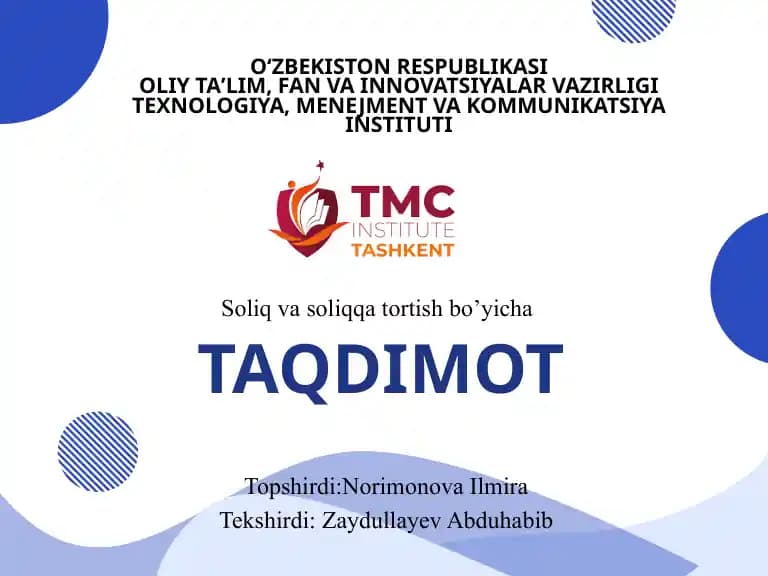 Kameral soliq tekshiruvi