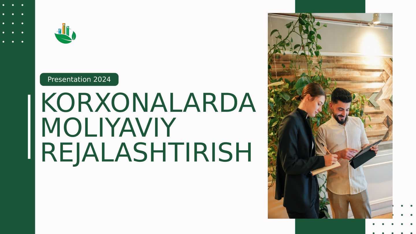 KORXONALARDA MOLIYAVIY REJALASHTIRISH