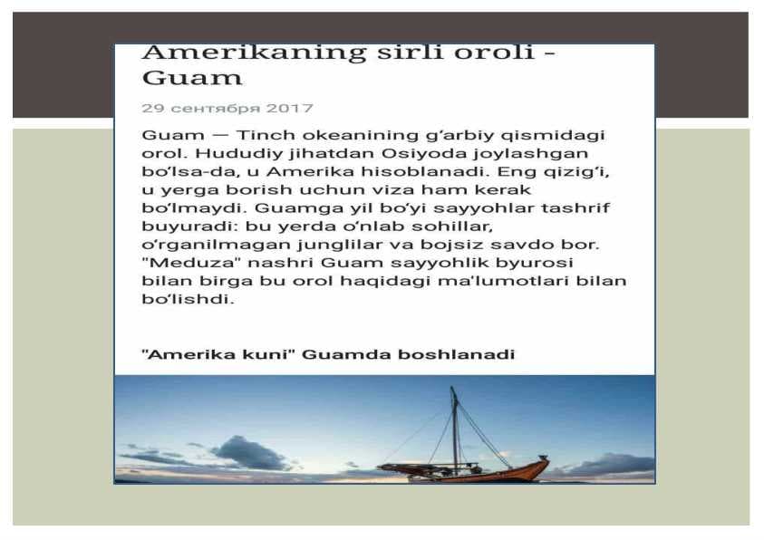 Guam oroli