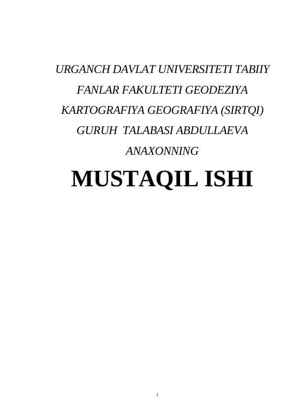Geografiyaning rivojlanish bosqichlari