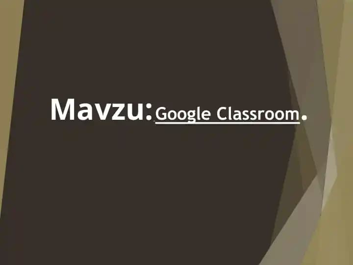 Google Classroom