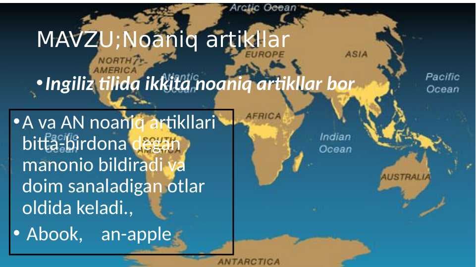 Noaniq artikllar