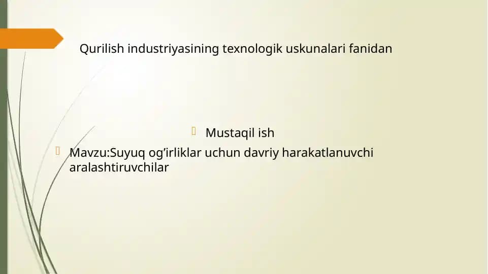 Qurilish industriyasi