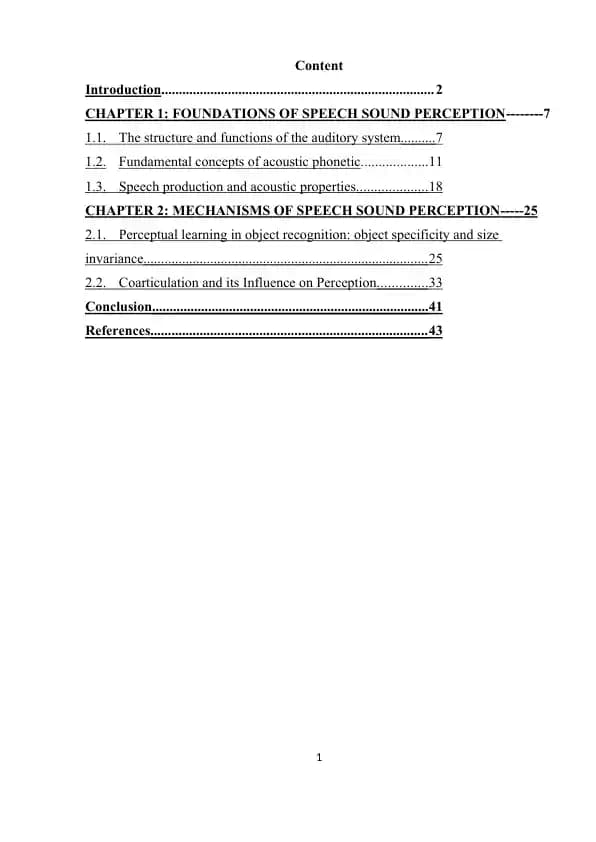 Auditory Phonetics: Perceiving and Recognizing Speech Sounds