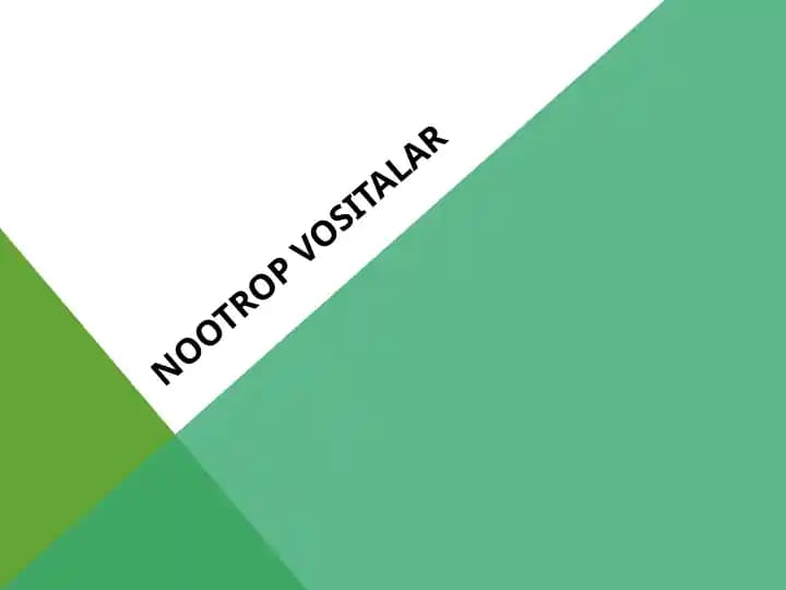 Nootrop vositalar