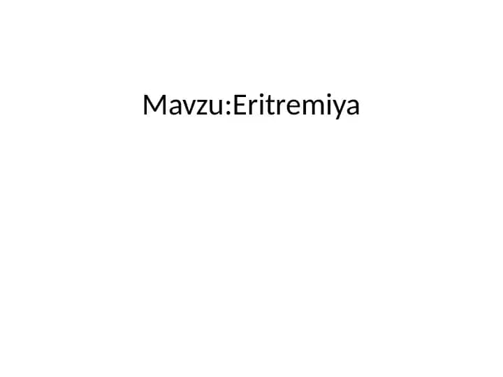 Eritremiya 7