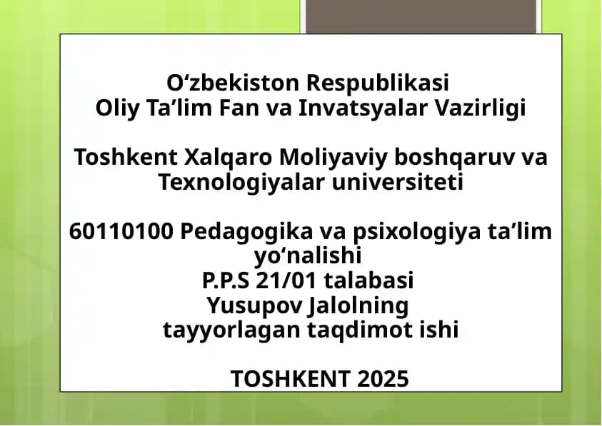 chekishning inson salomatligig taʼsiri