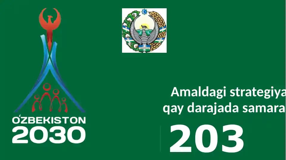 "O'zbekiston– 2030" strategiyasi