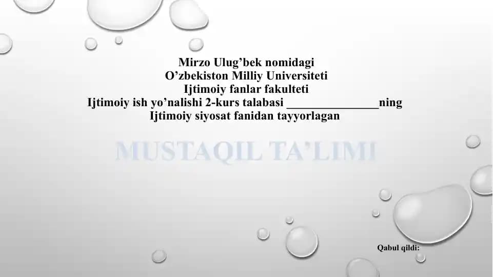 Kanadada Ijtimoiy siyosat