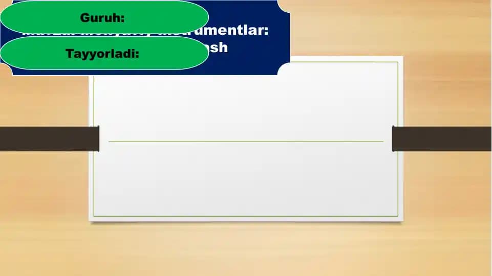 Moliyaviy instrumentlar tan olish va baholash
