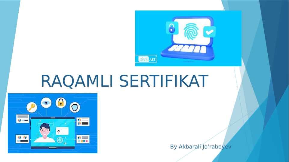 RAQAMLI SERTIFIKAT.