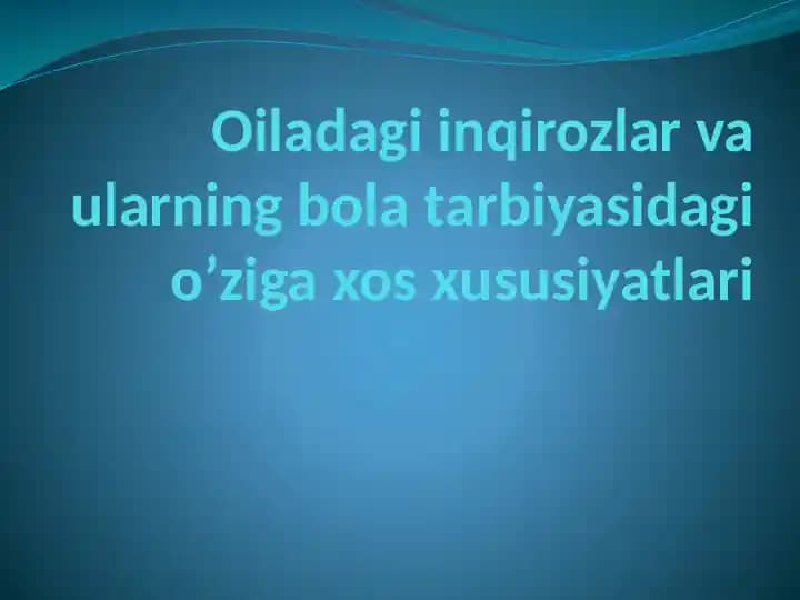 psixologiya oilaviy inqirozlar