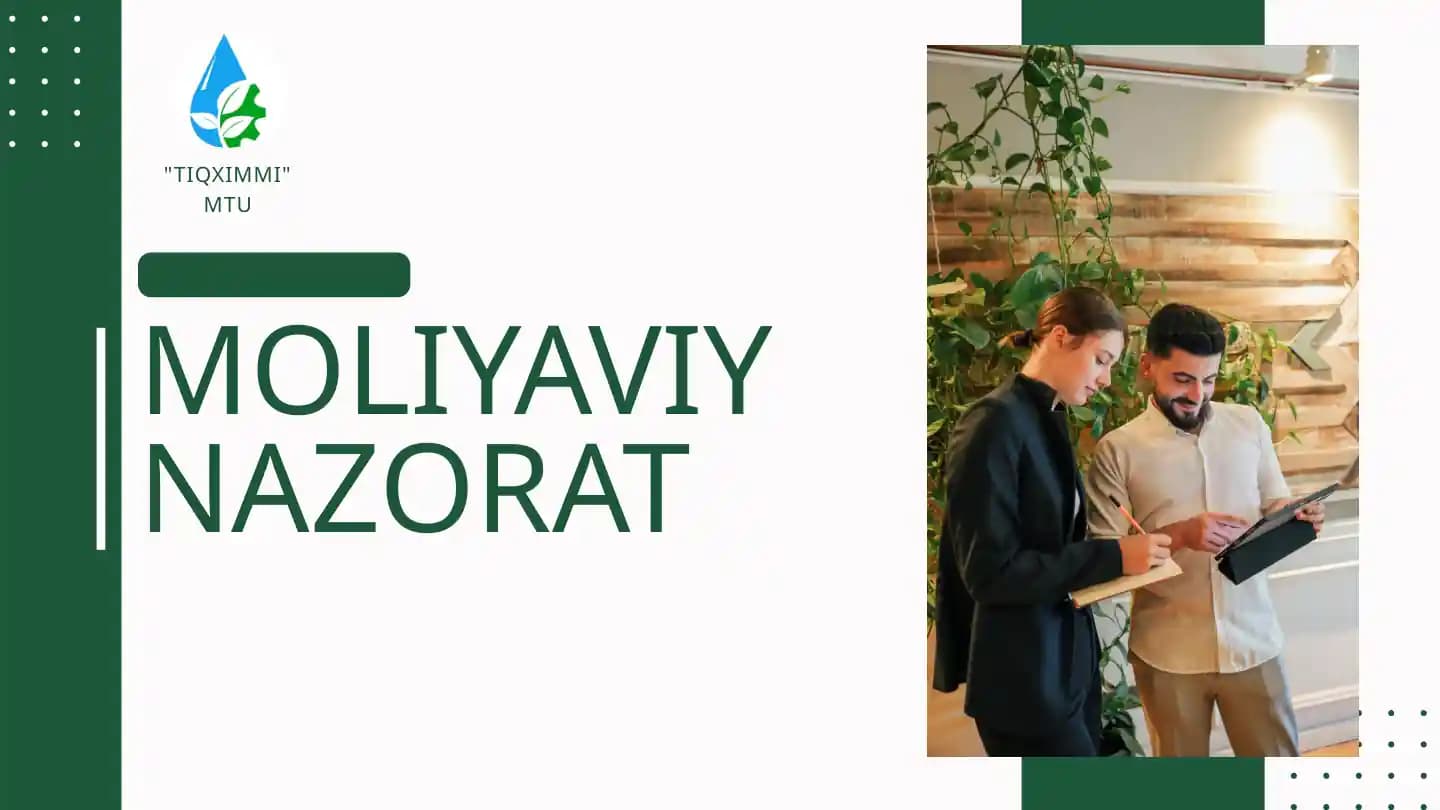 MOLIYAVIY NAZORAT