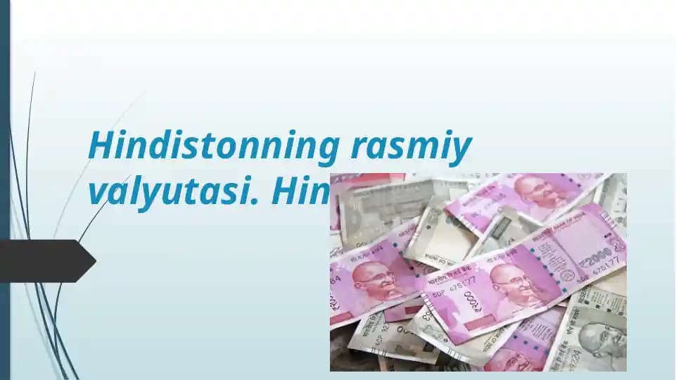 Hindistonning rasmiy valyutasi