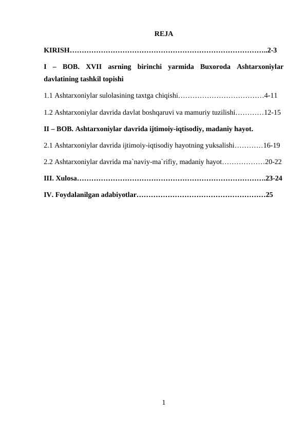 Ashtarxoniylar davrida Buxoro xonligi