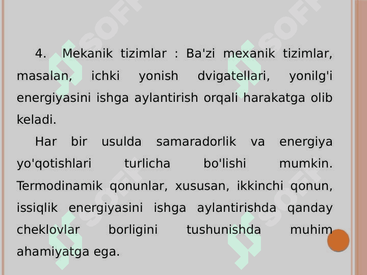 Issiqlik energiyasini ishga aylanishi. Karlo sikli. FIK.