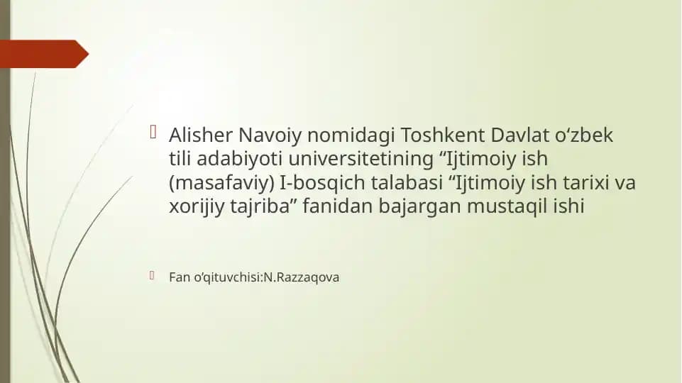 Kanadada Ijtimoiy Ish Tarixi